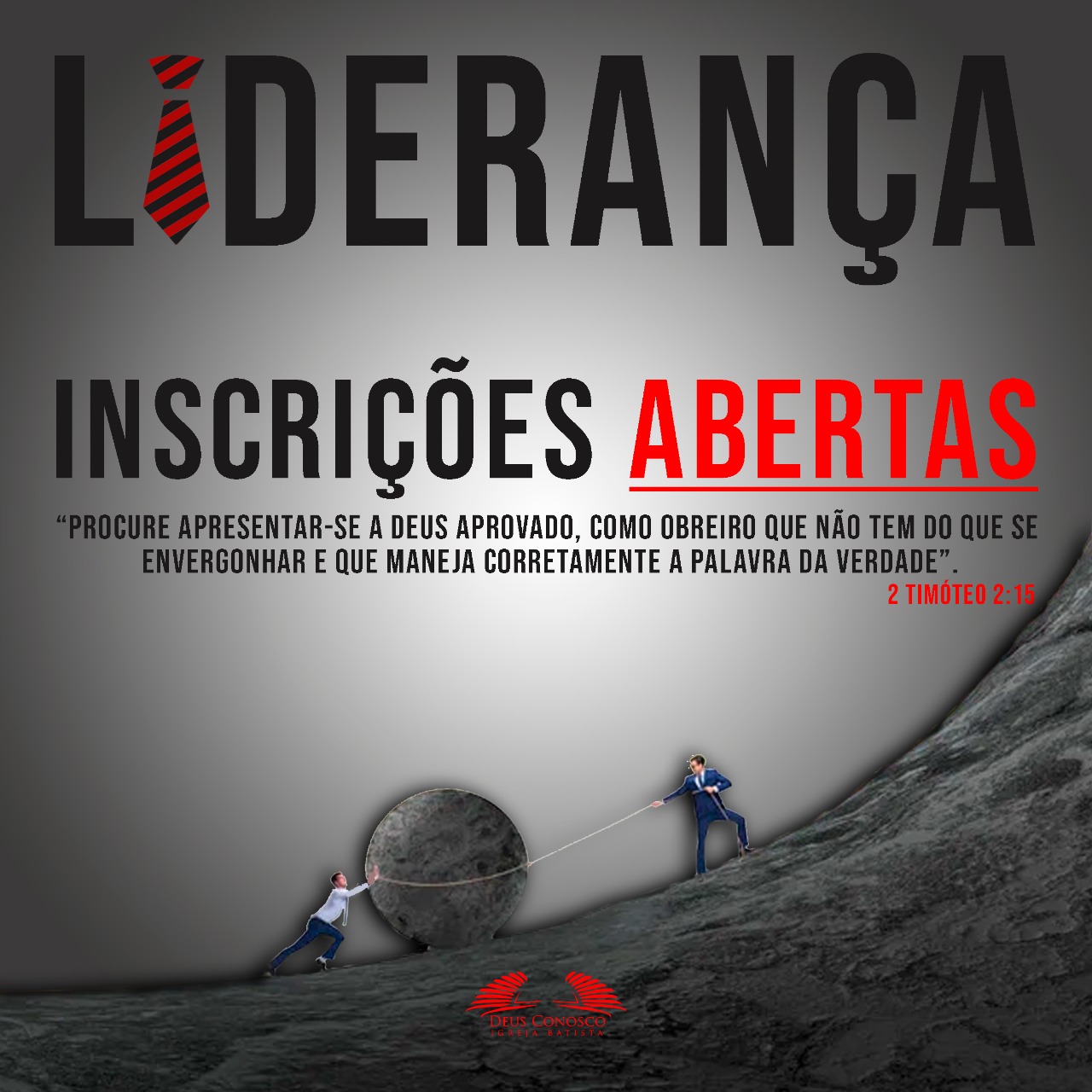 Inscrições abertas!!! Liderança